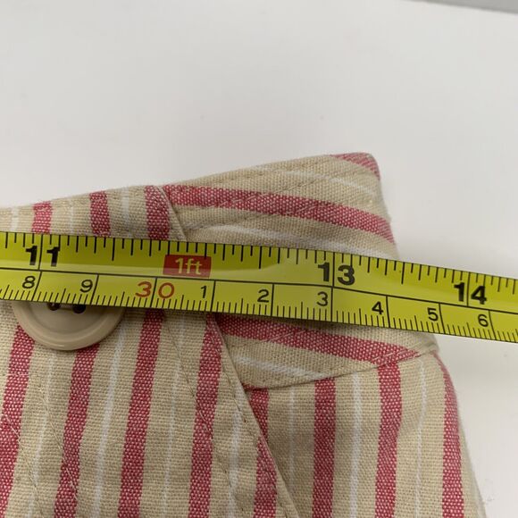 Vintage Talbots Skirt Size 2P Striped Knee Mini Length Stretch Sailor Buttons - Picture 8 of 10